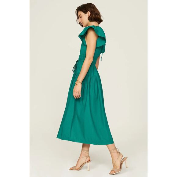 Ulla Johnson Darlene in Verdigris Dress Size 4 - Picture 4 of 15